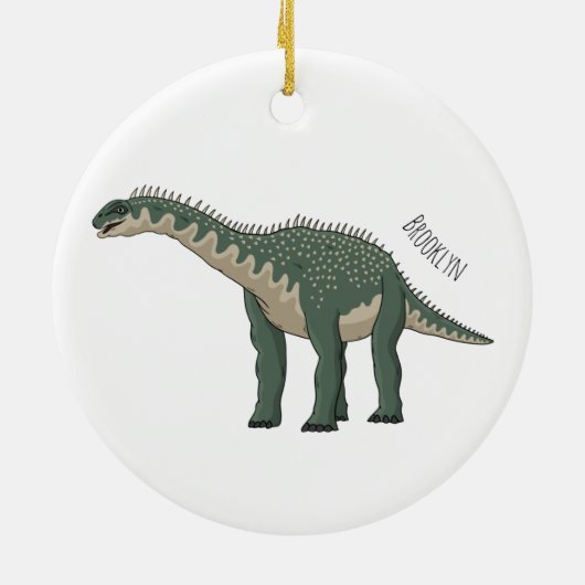 Cartoon Barapasaurus Keramik Ornament (Hinten)