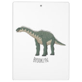 Cartoon Barapasaurus Klemmbrett (Rückseite)