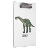 Cartoon Barapasaurus Klemmbrett (Rechts)