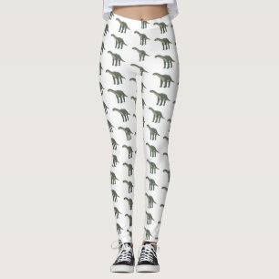 Cartoon Barapasaurus Leggings