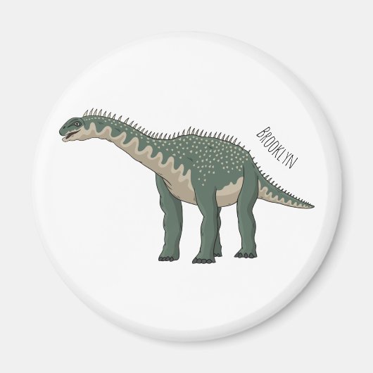 Cartoon Barapasaurus Magnet (Vorne)