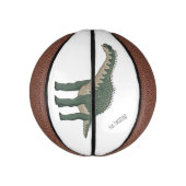 Cartoon Barapasaurus Mini Basketball (Vertikal)