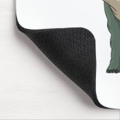 Cartoon Barapasaurus Mousepad (Ecke)