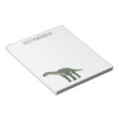 Cartoon Barapasaurus Notizblock (angewinkelt)