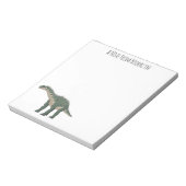 Cartoon Barapasaurus Notizblock (Rotiert)