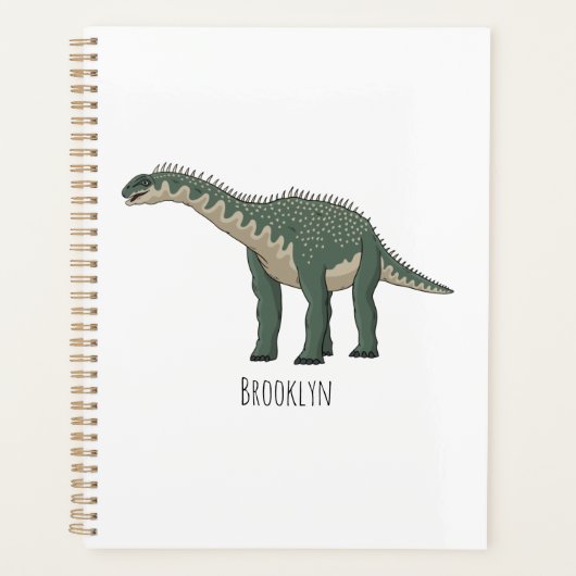 Cartoon Barapasaurus Planer (Vorderseite)