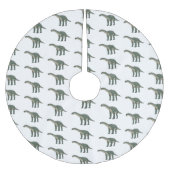 Cartoon Barapasaurus Polyester Weihnachtsbaumdecke (Vorderseite)