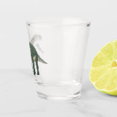 Cartoon Barapasaurus Schnapsglas (Rechts)