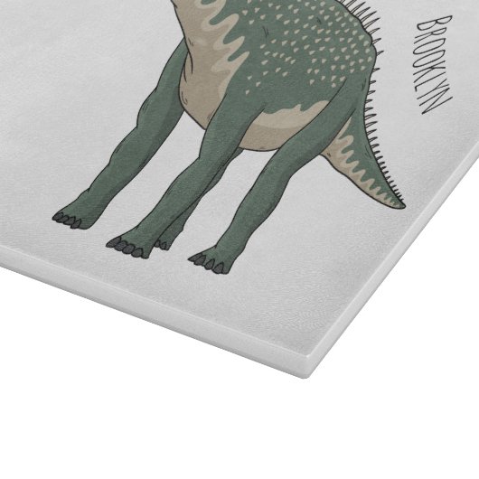 Cartoon Barapasaurus Schneidebrett (Ecke)