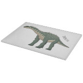Cartoon Barapasaurus Schneidebrett (Ecke)