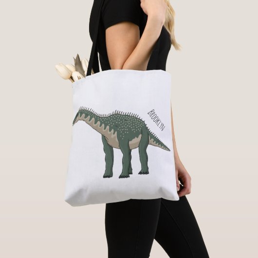 Cartoon Barapasaurus Tasche (Von Nahem)