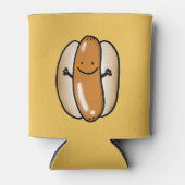 Cartoon Barbecue Hot Dog Würstchen Dosenkühler (Vorderseite)