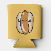Cartoon Barbecue Hot Dog Würstchen Dosenkühler (Rückseite)