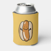 Cartoon Barbecue Hot Dog Würstchen Dosenkühler (Kanne Rückseite)
