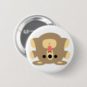 Cartoon Bärenknopf Abzeichen Button (Vorne & Hinten)