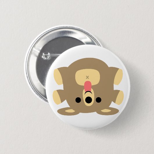 Cartoon Bärenknopf Abzeichen Button (Vorne & Hinten)