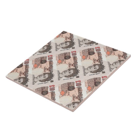 Cartoon-Bargeld 3 Fliese (Seite)