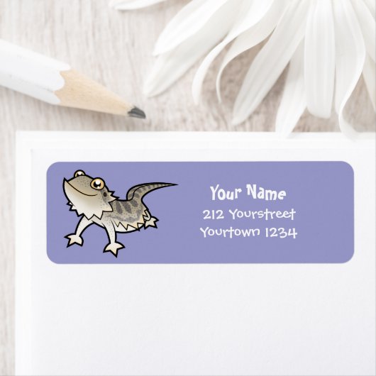 Cartoon Barteter Drache / Rankindrache (Insitu)