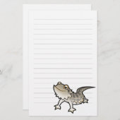 Cartoon-bärtiger Drache/Rankin Drache Briefpapier (Vorne/Hinten)