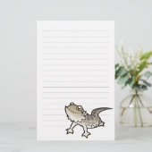 Cartoon-bärtiger Drache/Rankin Drache Briefpapier (Stehend Vorderseite)