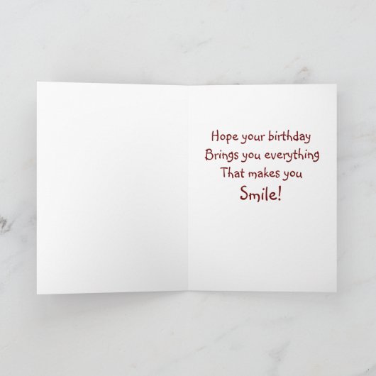 Cartoon Baseball Geburtstagskarte Dankeskarte (Innenseite)