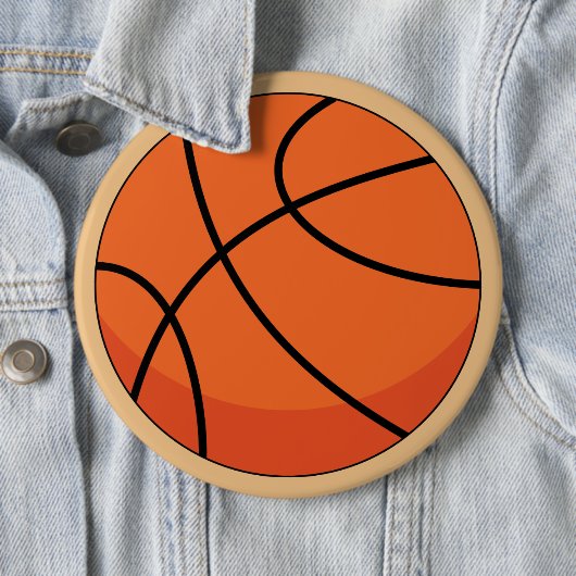 Cartoon Basketball Ball Button (Beispiel)