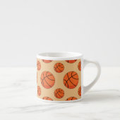 Cartoon Basketball Ball Espressotasse (Rechts)