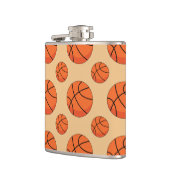 Cartoon Basketball Ball Flachmann (Links)