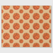 Cartoon Basketball Ball Geschenkpapier (Flach)