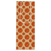 Cartoon Basketball Ball Geschenktüte Für Weinflaschen (Vorderseite)