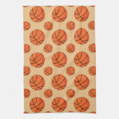 Cartoon Basketball Ball Geschirrtuch (Vertikal)