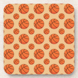 Cartoon Basketball Ball Getränkeuntersetzer