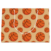 Cartoon Basketball Ball Große Geschenktüte (Vorderseite)