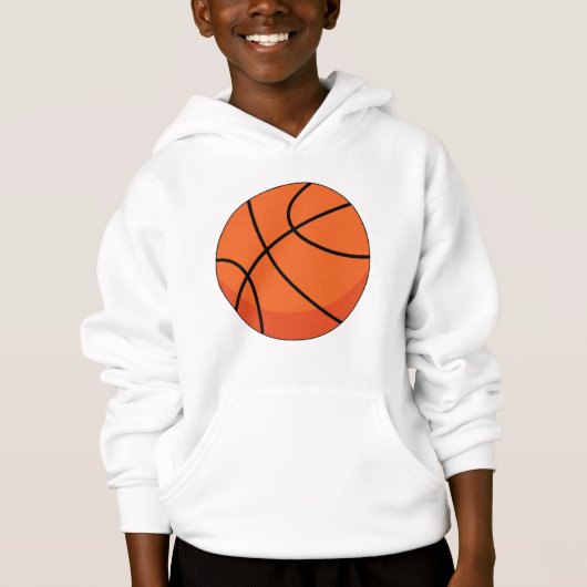 Cartoon Basketball Ball Hoodie (Vorderseite)