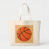 Cartoon Basketball Ball Jumbo Stoffbeutel (Vorne)