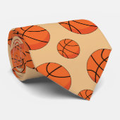Cartoon Basketball Ball Krawatte (Gerollt)