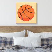 Cartoon Basketball Ball Leinwanddruck (Insitu (Schlafzimmer))