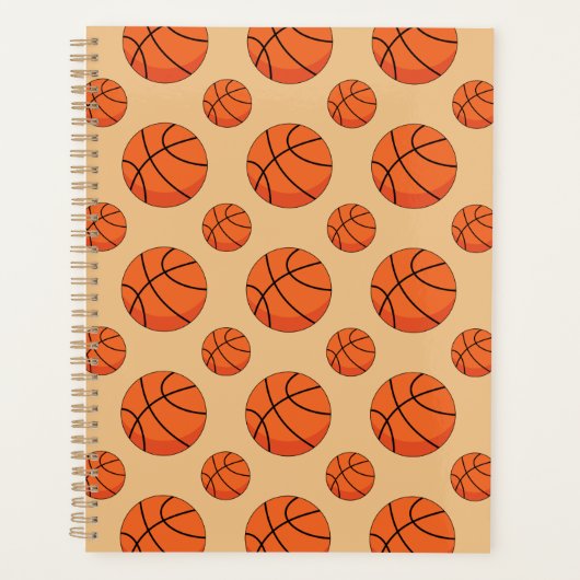 Cartoon Basketball Ball Planer (Vorderseite)