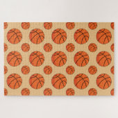 Cartoon Basketball Ball Puzzle (Horizontal)