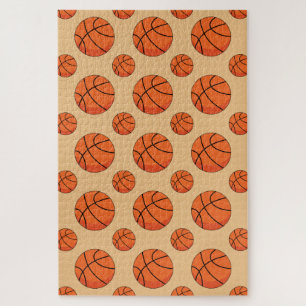 Cartoon Basketball Ball Puzzle