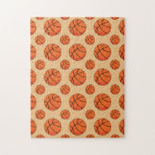 Cartoon Basketball Ball Puzzle (Vertikal)