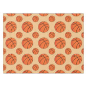Cartoon Basketball Ball Tischdecke (Vorderseite (Horizontal))