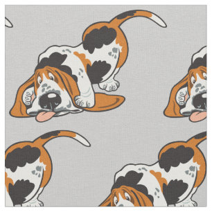 Cartoon Basset Hound Stoff