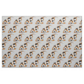 Cartoon Basset Hound Stoff (Fat Quarter (45,7 x 55,9 cm))