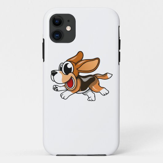 Cartoon-Beagle Case-Mate iPhone Hülle (Rückseite)