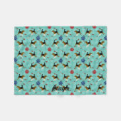 Cartoon Beagle Fleecedecke (Vorderseite (Horizontal))