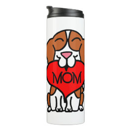 Cartoon Beagle Herzliche Mama Thermosbecher