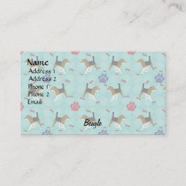 Cartoon Beagle Visitenkarte