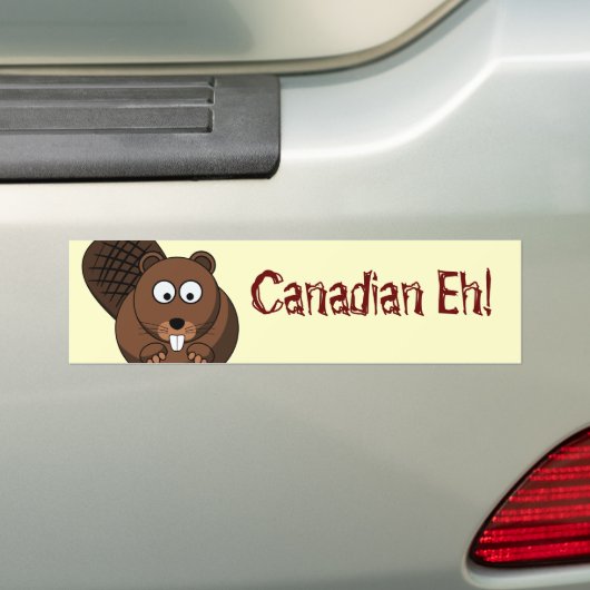 Cartoon Beaver Autoaufkleber (Auf Auto)