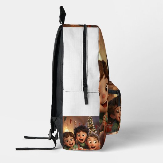 Cartoon Bedruckter Rucksack (Links)